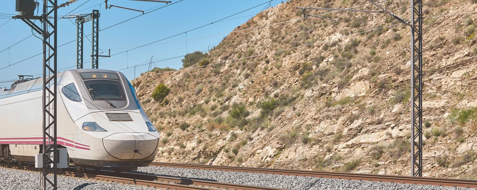 Plano de un tren AVE